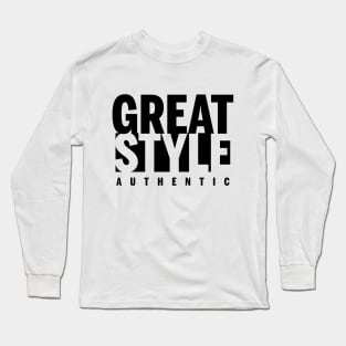 Great Style Long Sleeve T-Shirt